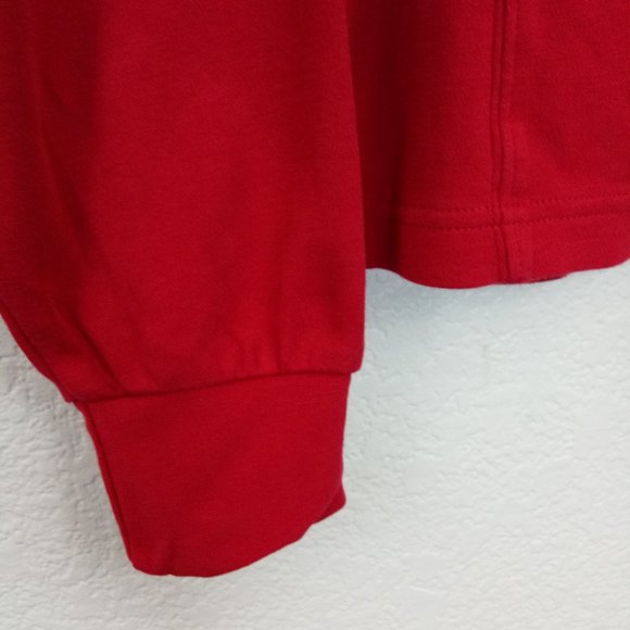 SPYDER Women's Red Quarter Zip Cotton Pullover 14 - Picture 7 of 12